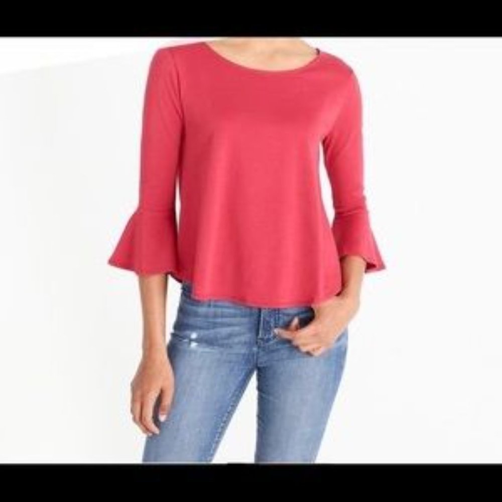 J.Crew Mercantile Bell Sleeved Top